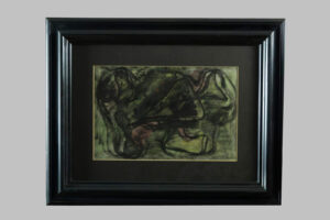 Pintura al Pastel de Juli Ramis (Mallorca, 1909 - 1990)
