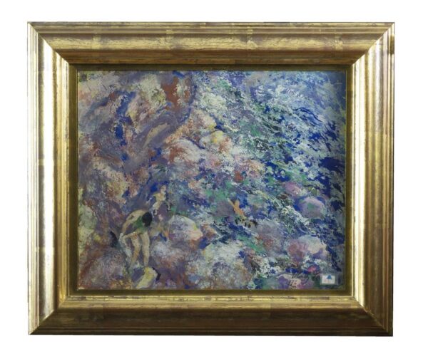 Oil on Paper by Ulrich Leman (1885 - 1988)