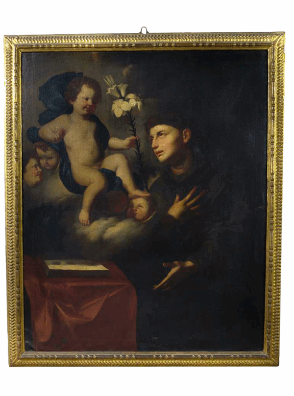 San Antonio de Padua con el Niño - Siglo XVIII