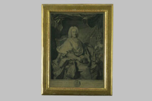 Grabado realizado por Pierre Drevet (Francia, 1663 - 1738)
