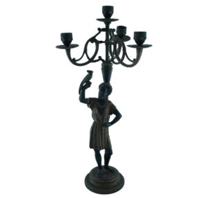 Pareja Candelabros de Calamina