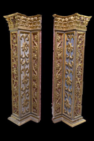 Pair of Architectural Carvings