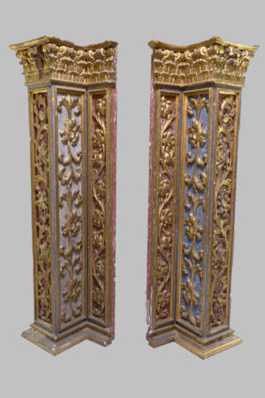 Pair of Architectural Carvings