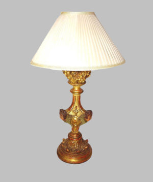Carved Table Lamp