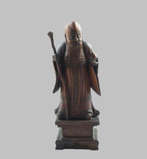 Talla de Madera: Figura de «Shou Xing»