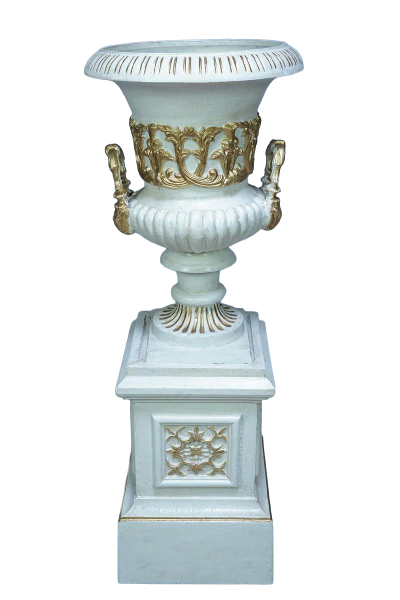 Pair of Iron Flower Pots