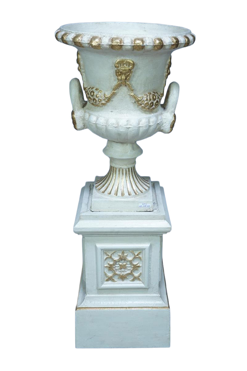 Pair of Iron Flower Pots - Image 2