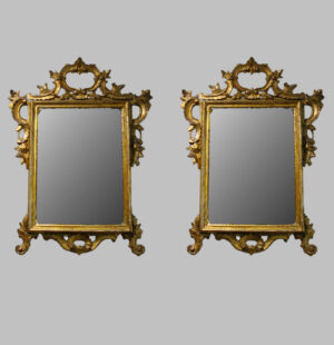 Pair of gilded Mirrors
