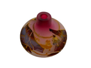 Florero Modernista de crital - Louis Leloup.