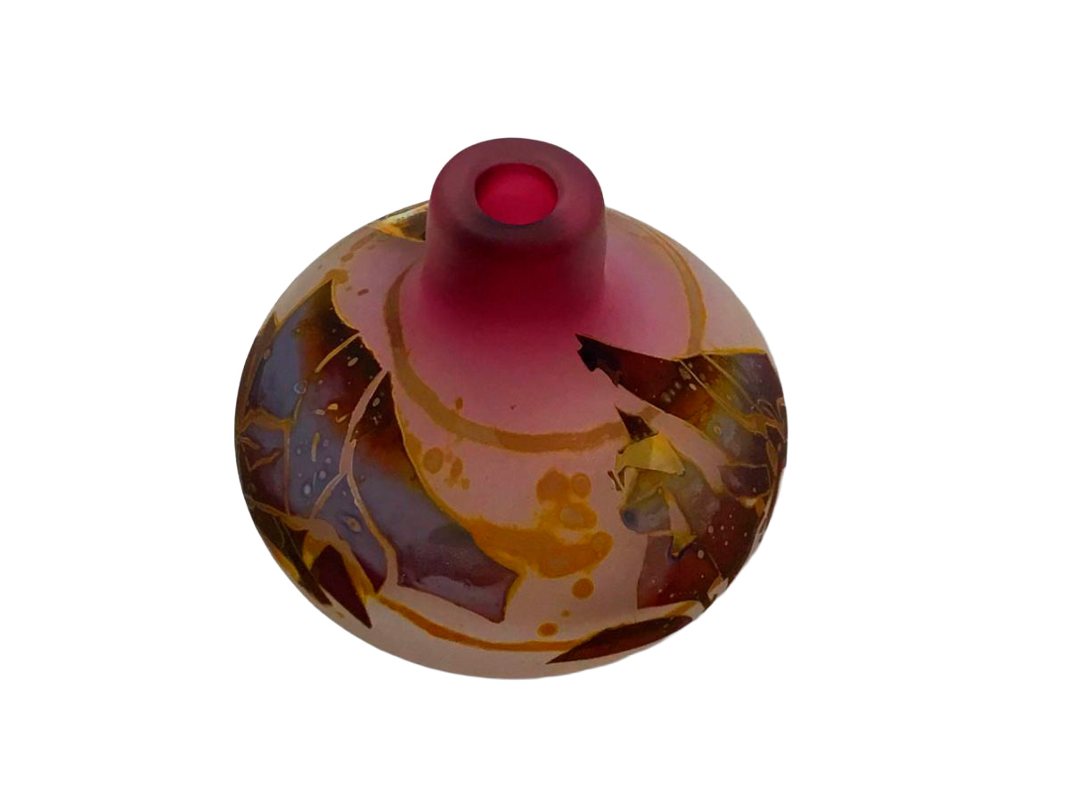 Florero Modernista de crital - Louis Leloup.