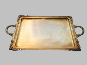 Bandeja de Plata con Dos Asas