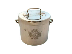 Cubitera de Plata con Tapa y Asa