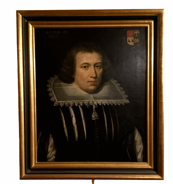 Retrato de Noble Español con inscripción, 1623 (Siglo XVII)