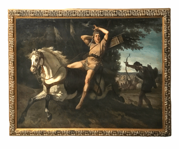 “Cazador cazado a caballo” (Mitología Clásica) - Siglo XVIII