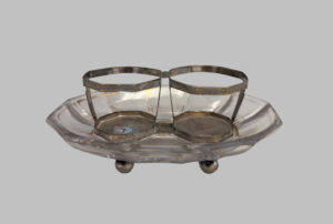 Vinajera de Misa en Plata y Cristal