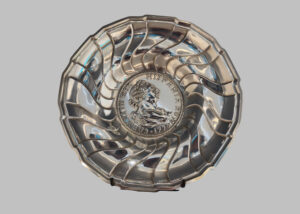 Bandeja plata de ley 925.