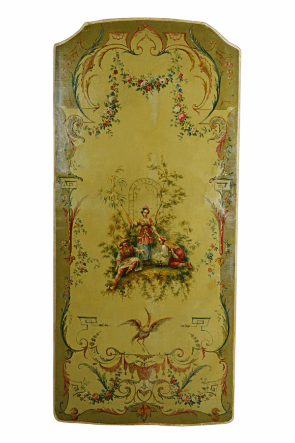 Масло на ткани: Набор из десяти панелей Chinoiserie период Людовика XV. Франция, XVIII век. — изображение 7