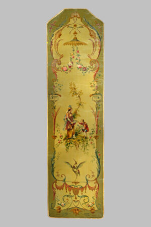 Масло на ткани: Набор из десяти панелей Chinoiserie период Людовика XV. Франция, XVIII век.