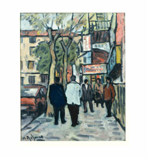 Oil on Canvas by Alceu Ribeiro (1919 - 2013)