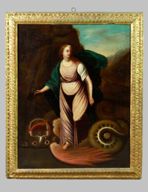 Oil on Canvas: Female Figure