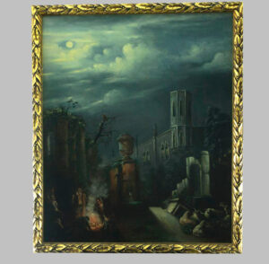 Oil on Canvas by Fernando Gualtieri (Longlaville, 1919)