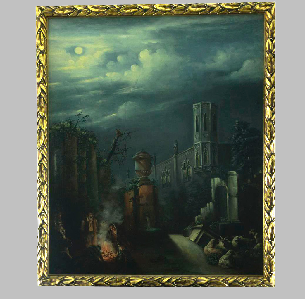 Paisaje Nocturno - Escuela Italiana, finales del siglo XVIII