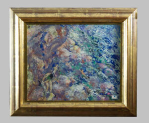 Oil on Paper by Ulrich Leman (1885 - 1988)