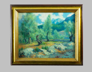 Oil on Canvas by Josep Ventosa Domènech (Barcelona, 1897 - Port d'Andratx, 1982)