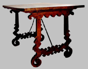 Spanish walnut Refectory Table. XVII Century.