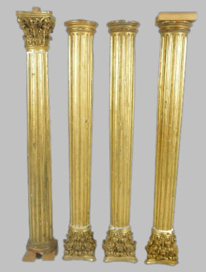 Four Gilded Columns