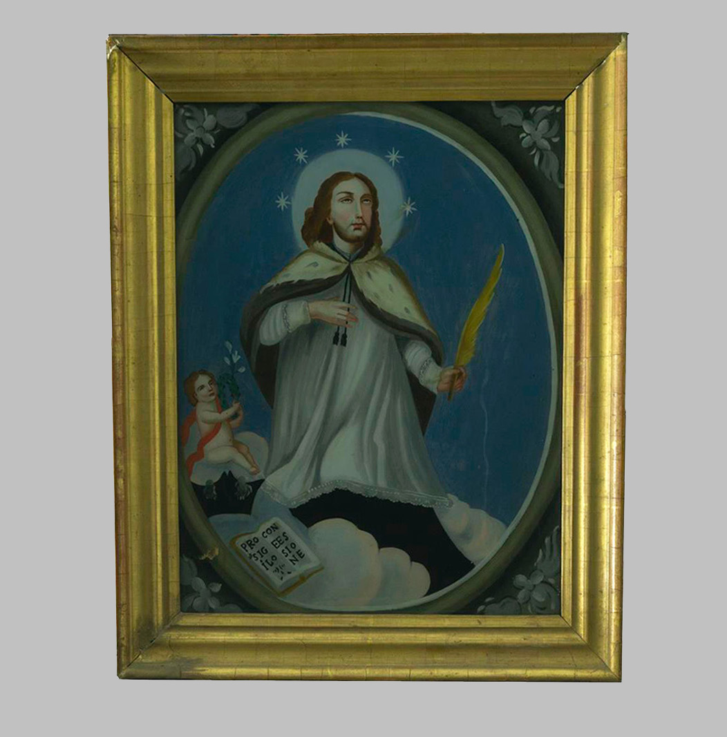 Pintura sobre Cristal - Siglo XVIII
