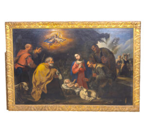 “La Adoración de los Pastores” – Atribuida a Antonio del Castillo y Saavedra (Córdoba, 1616–1668)