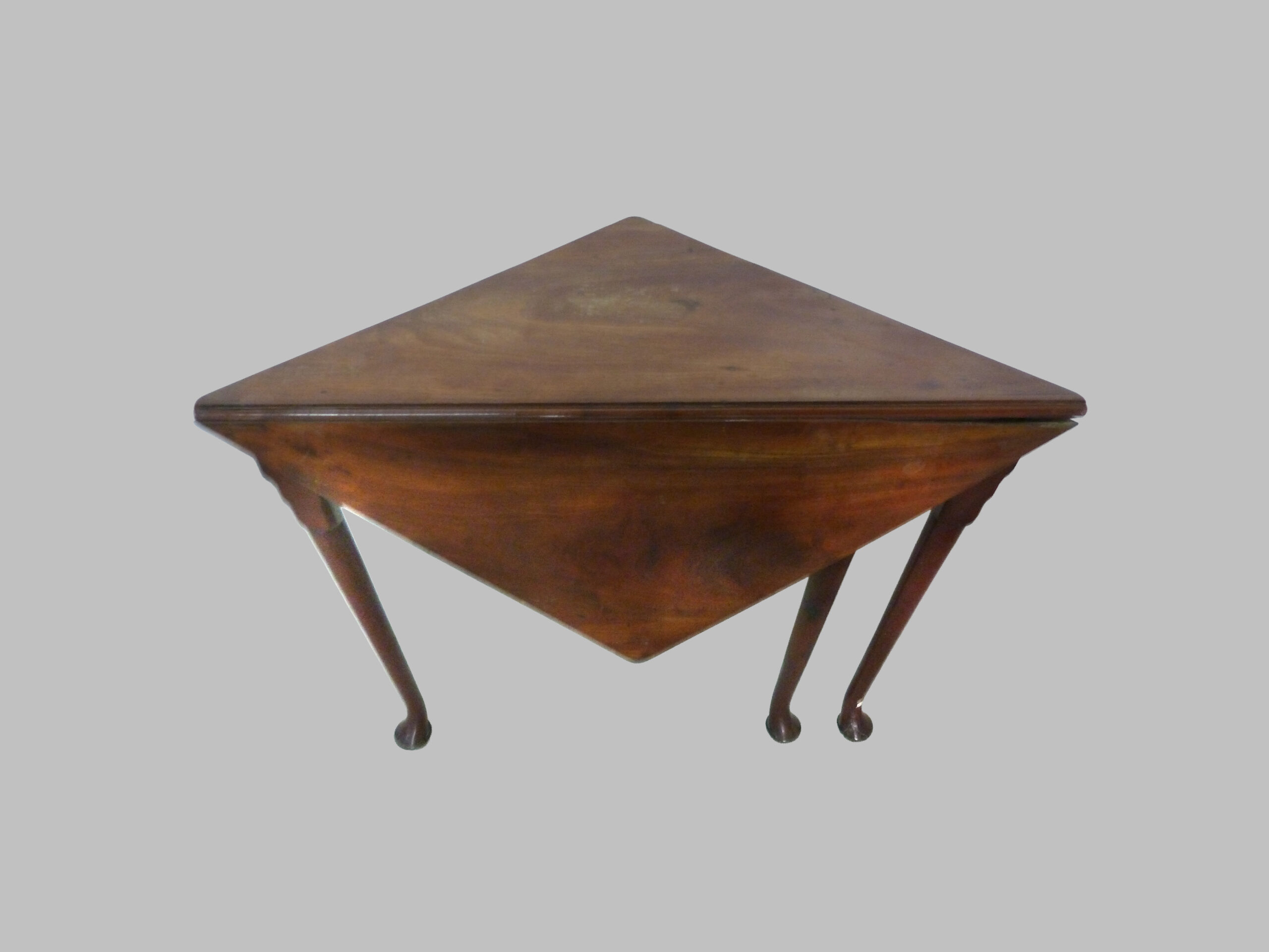 Mesa Rinconera con Alas Abatibles de Caoba – Estilo Reina Ana, ca. 1800 - Imagen 4