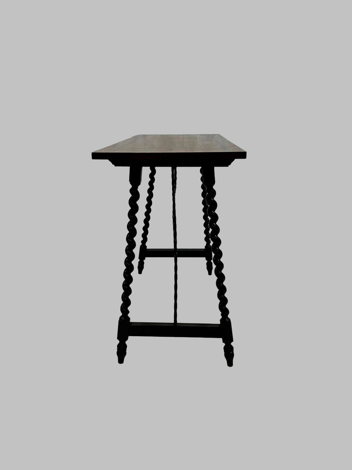 Mesa con Pies Torneados Salomónicos – Siglo XIX — изображение 4