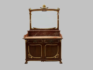 Mueble Tocador Modernista de Caoba