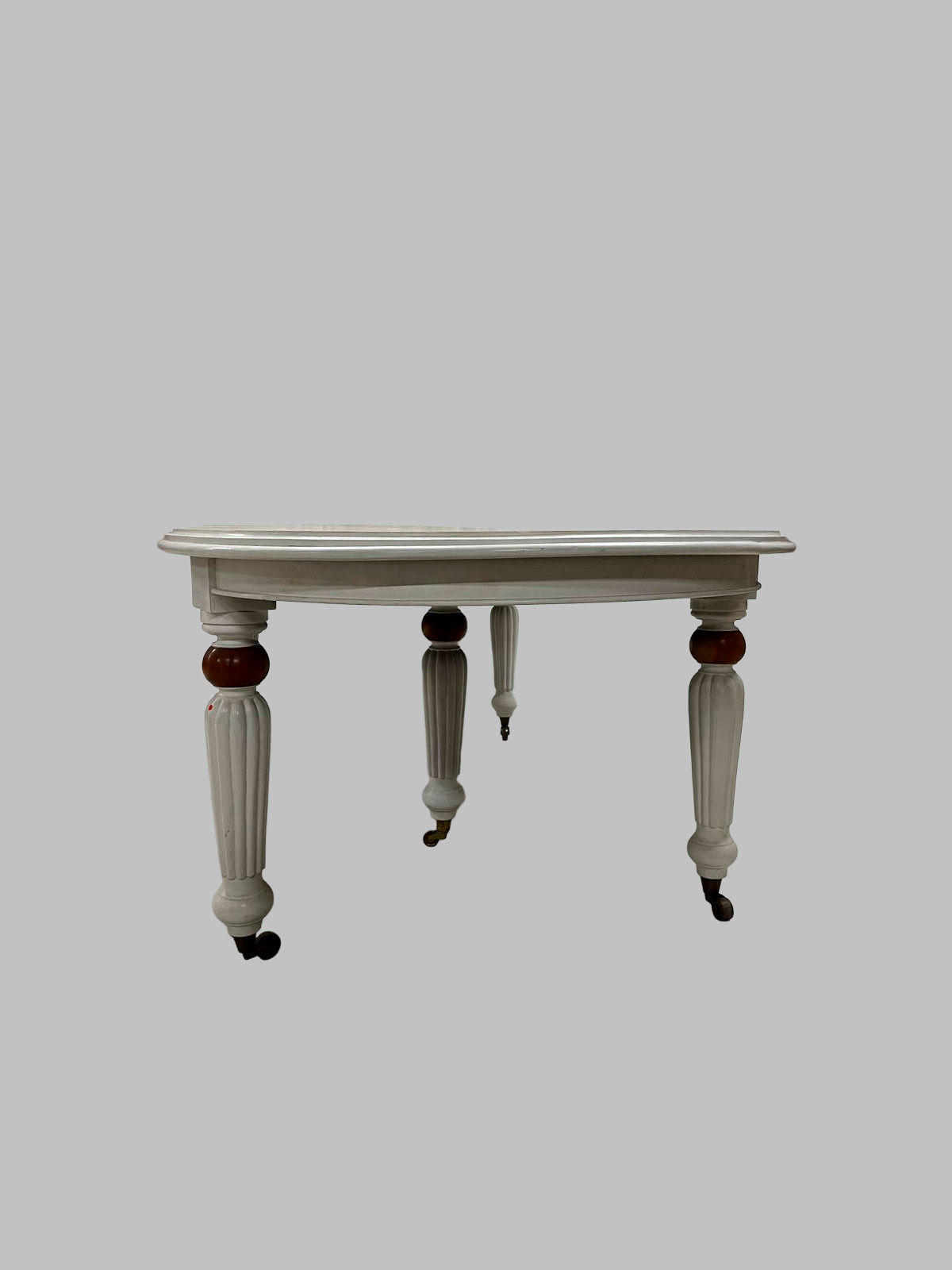 Mesa de Comedor Inglesa de Caoba con Faldón y 2 Alargos — изображение 5