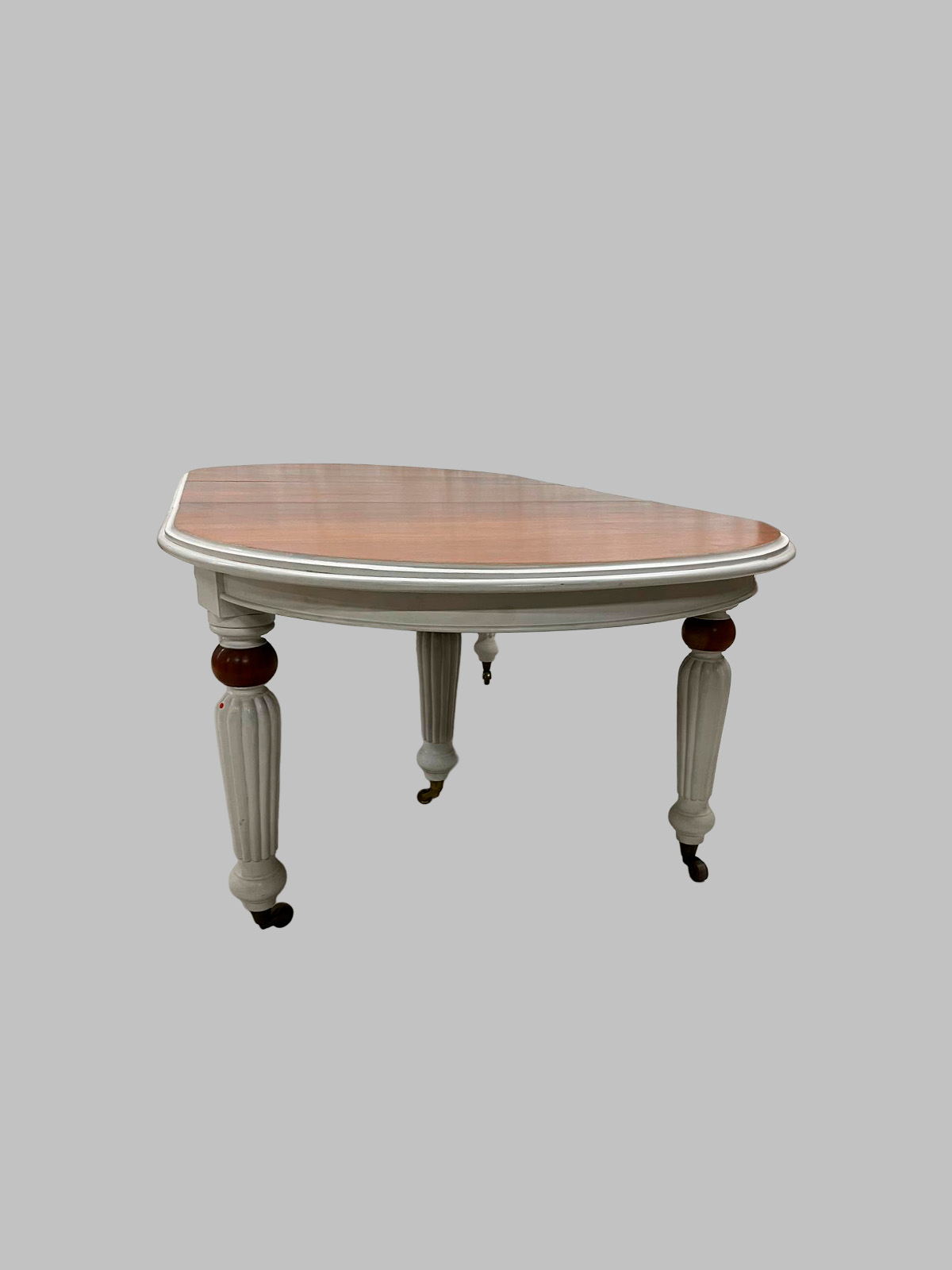 Mesa de Comedor Inglesa de Caoba con Faldón y 2 Alargos — изображение 3