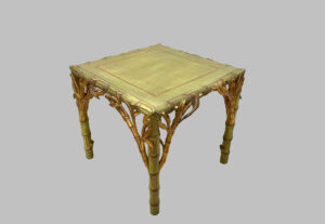Mesa Auxiliar Cuadrada Cellini de Bambú
