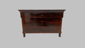 Cómoda Menorquina de 3 Cajones – Estilo Imperio, c. 1800
