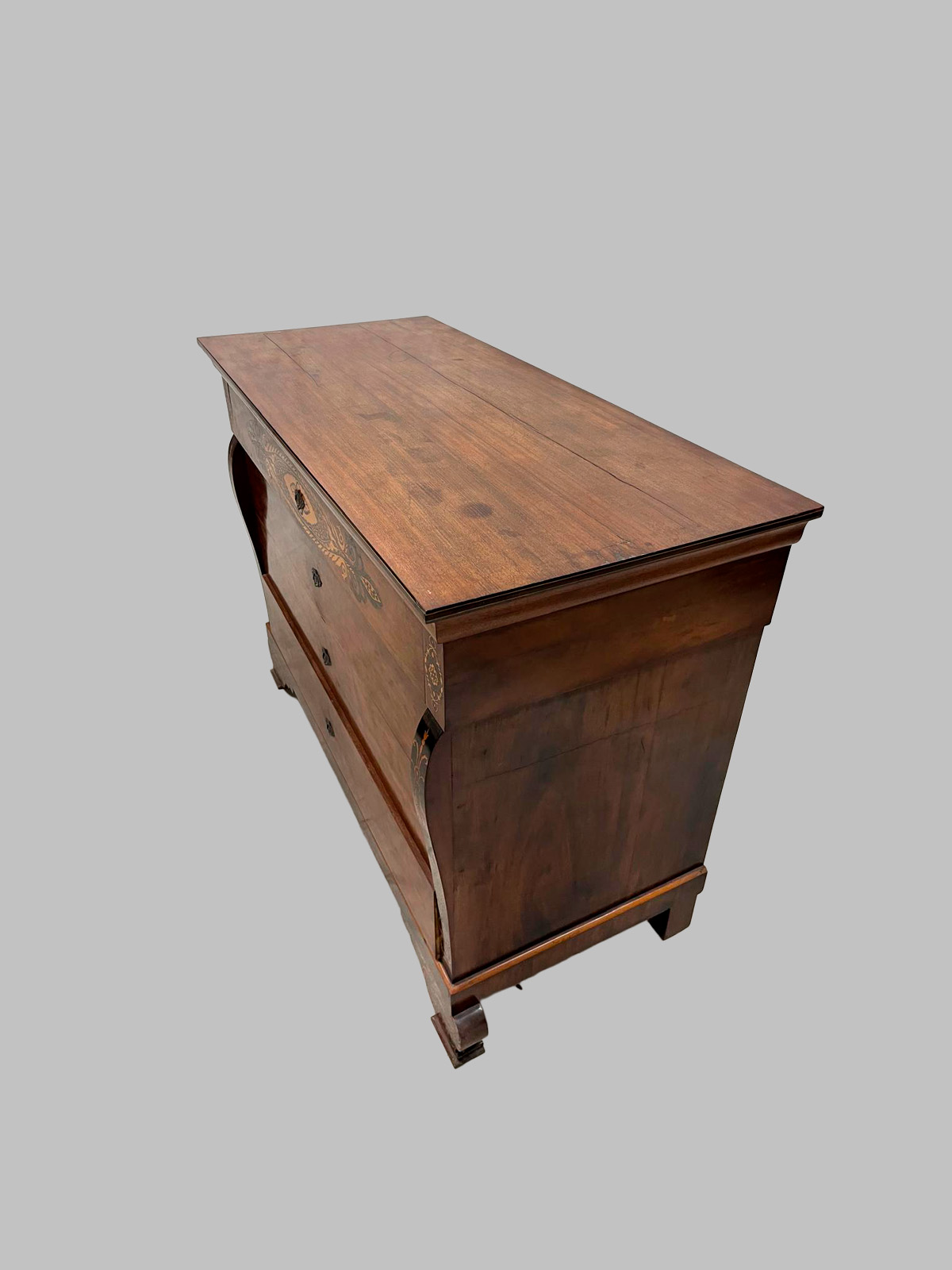 Cómoda Isabelina de Caoba con Marquetería de Limoncillo — изображение 4