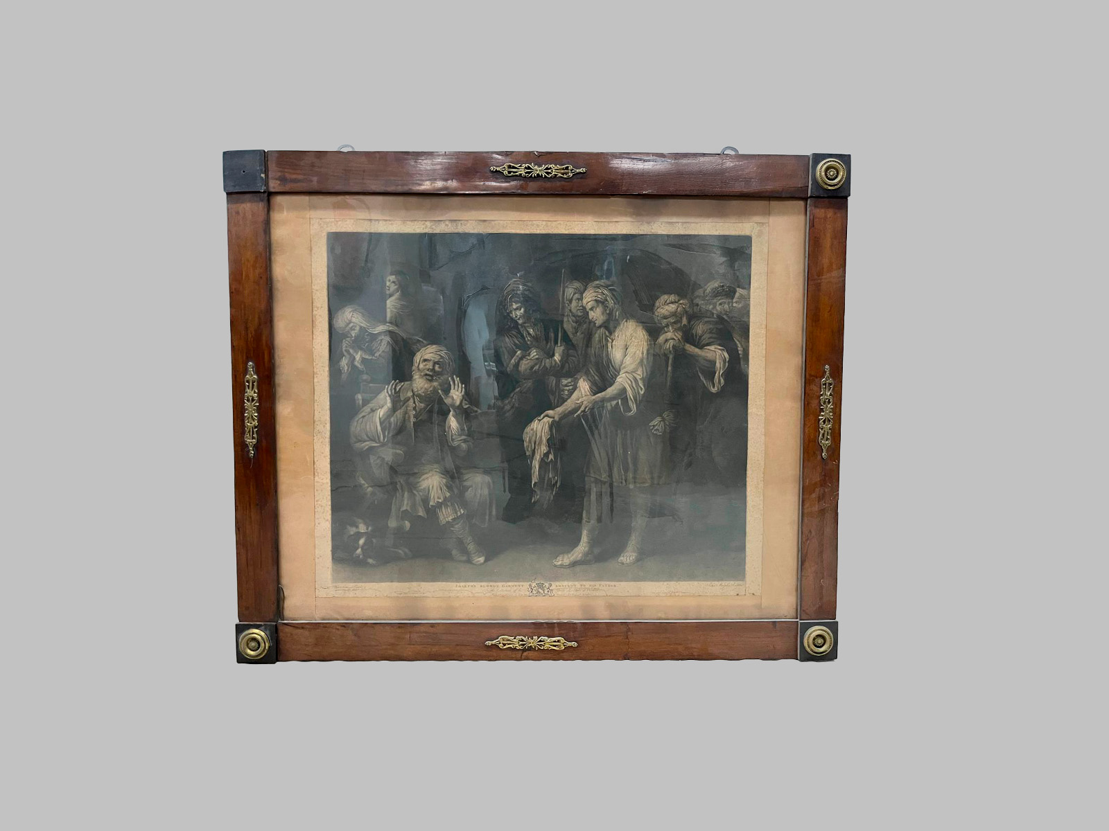 Grabado de John Boydell (1782) con Marco de Caoba