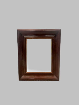 Pareja de Marcos Abombados de Caoba - S XIX.