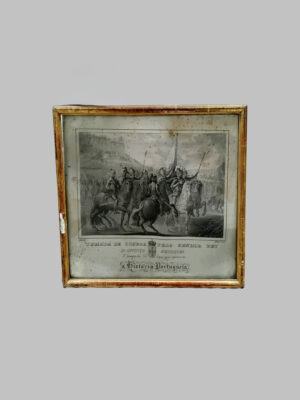 Grabado “Toma de Lisboa” con Marco Dorado