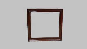 Pareja de Marcos Isabelinos Abombados de Caoba