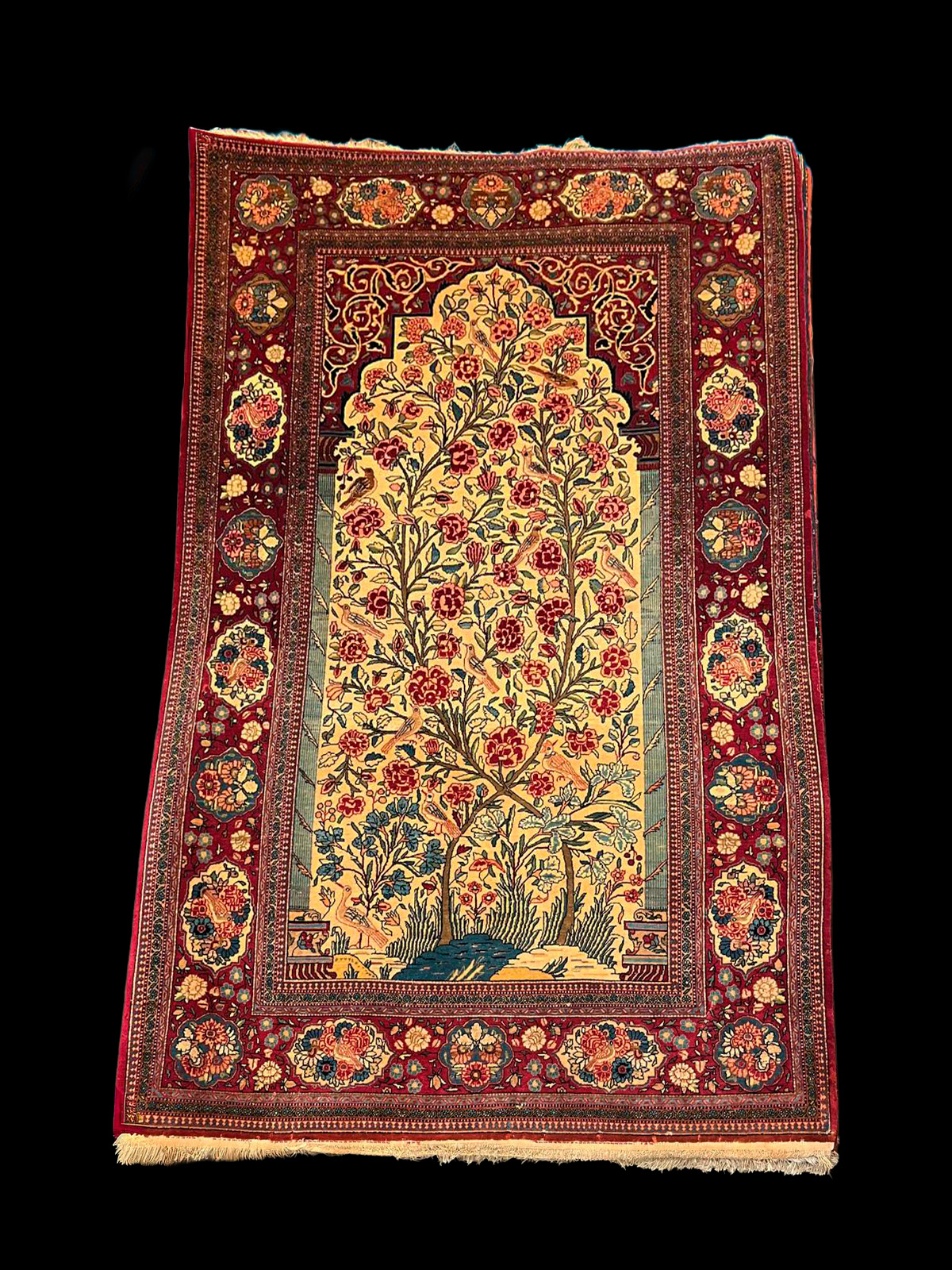 Alfombra Persa Kashan “Árbol de la Vida”