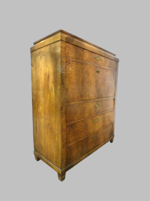 Shiffonier-Escritorio Sueco de Madera de Boj – Siglo XIX