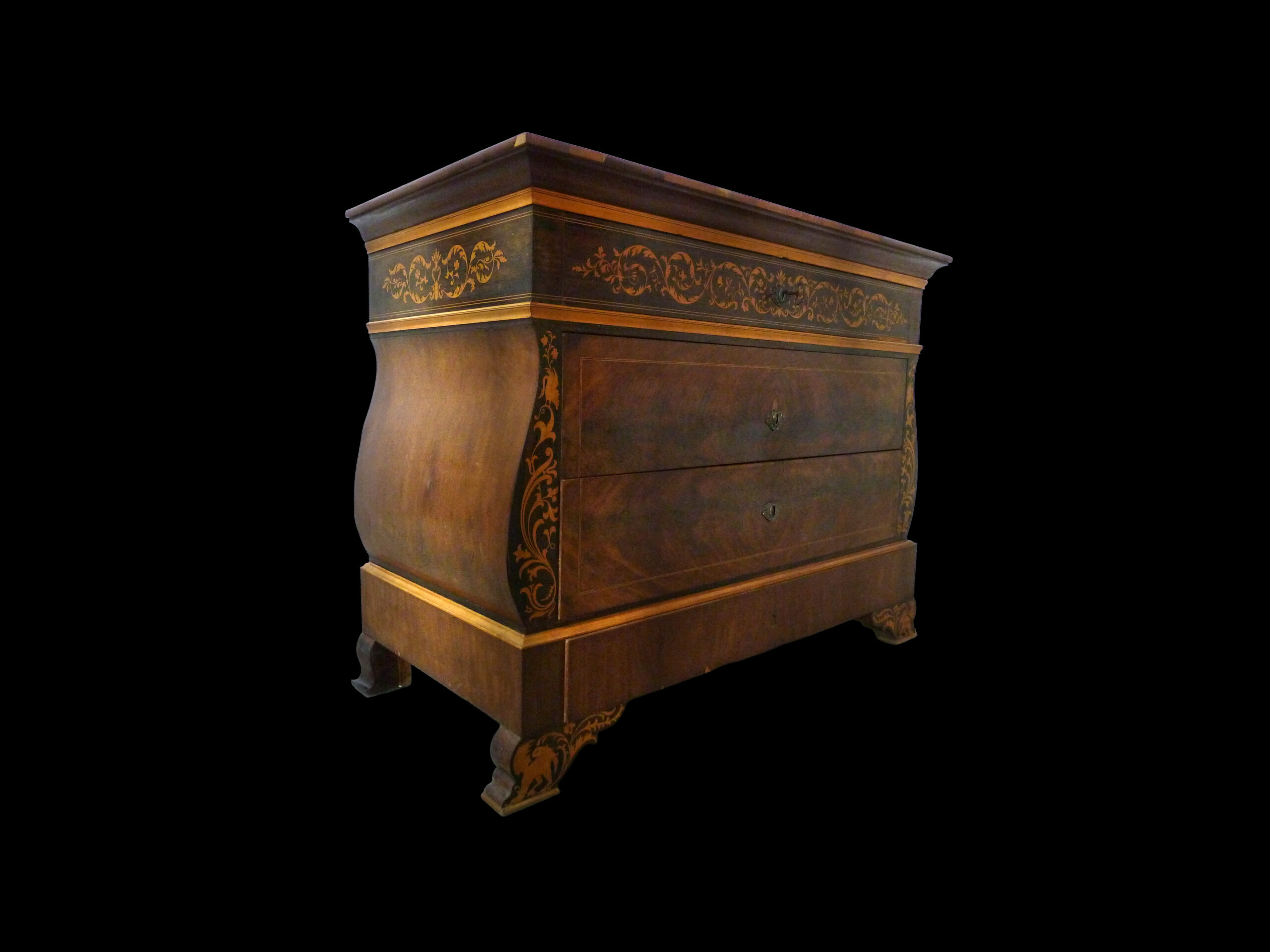 Cómoda Isabelina Abombada – Siglo XIX - Imagen 2