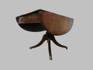 Mesa de Alas de Comedor Regency de Caoba