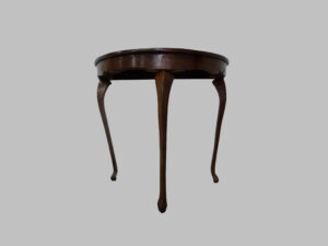 Mesa de Medio Punto con 3 Pies de Caoba y Olivo – Siglo XVIII