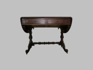 Mesa de Alas de Caoba con Cajones – Génova, ca. 1800